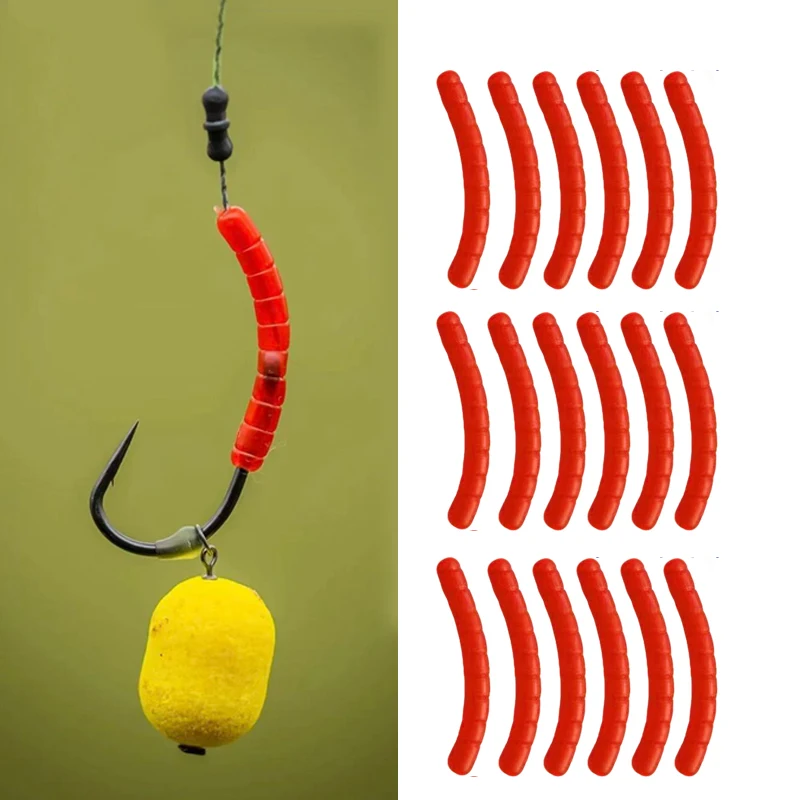 Deflector de lombriz roja YOTO – Porta anzuelos para carpfishing