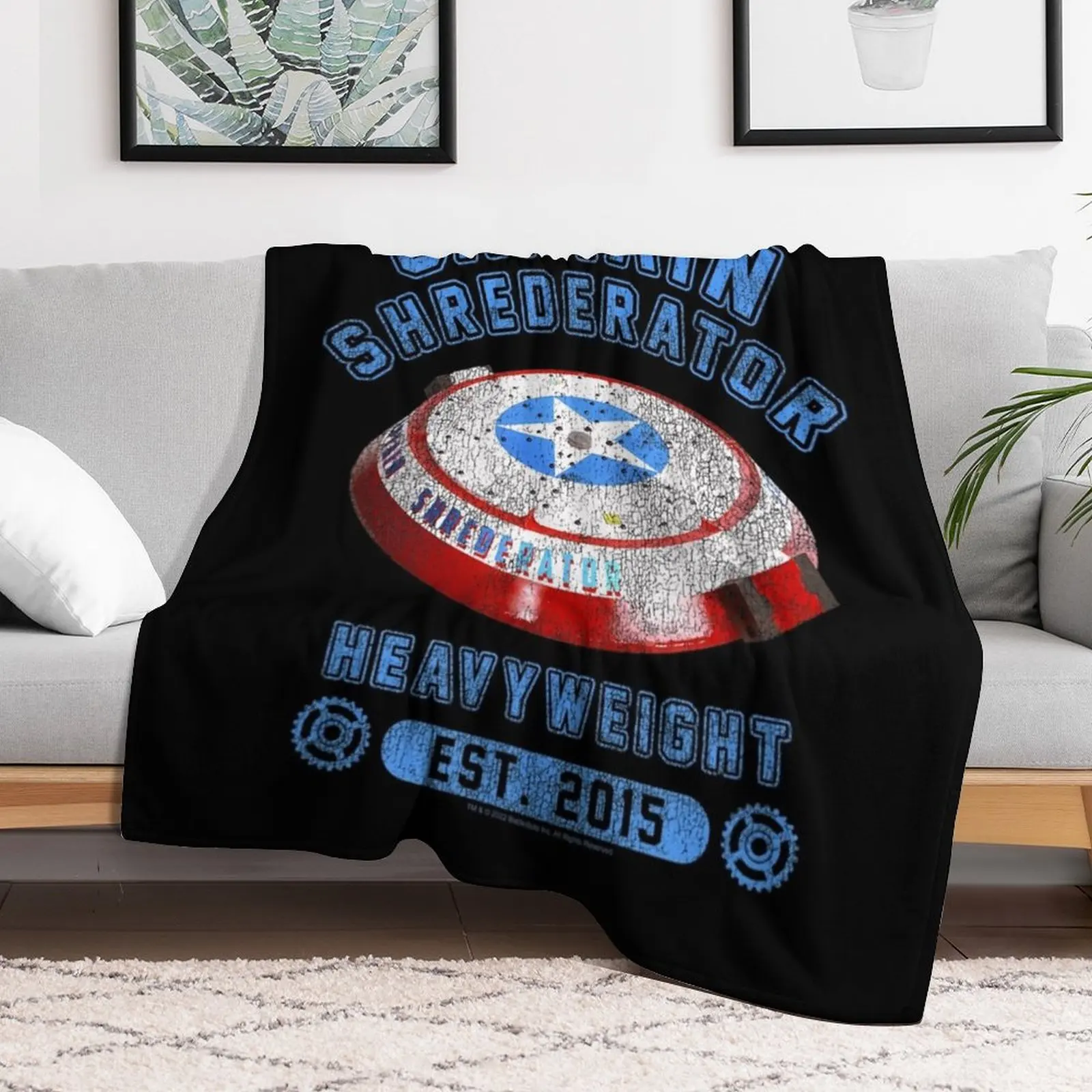 

Robot Combat Television - Vintage Show Throw Blanket Camping Thermals For Travel Thermal Blankets