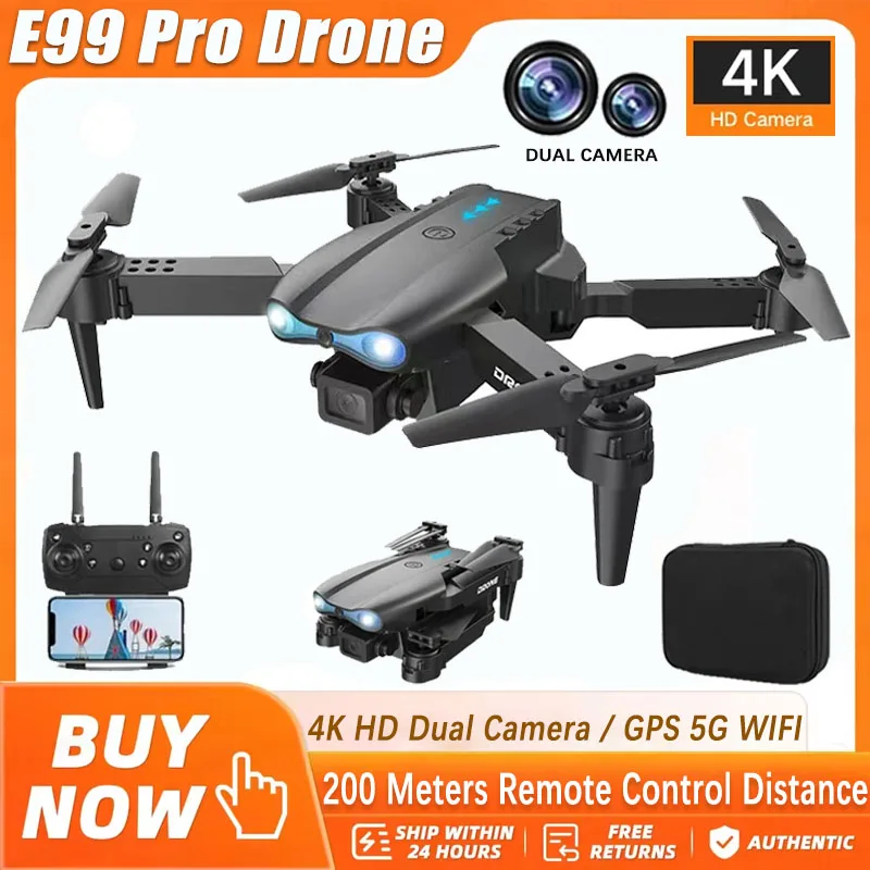 2025 جديد E99 Pro الطائرة بدون طيار المهنية كوادكوبتر كاميرا مزدوجة درون عن بعد تجنب العوائق طائرات بدون طيار RC هليكوبتر التحكم لعبة هدية #1