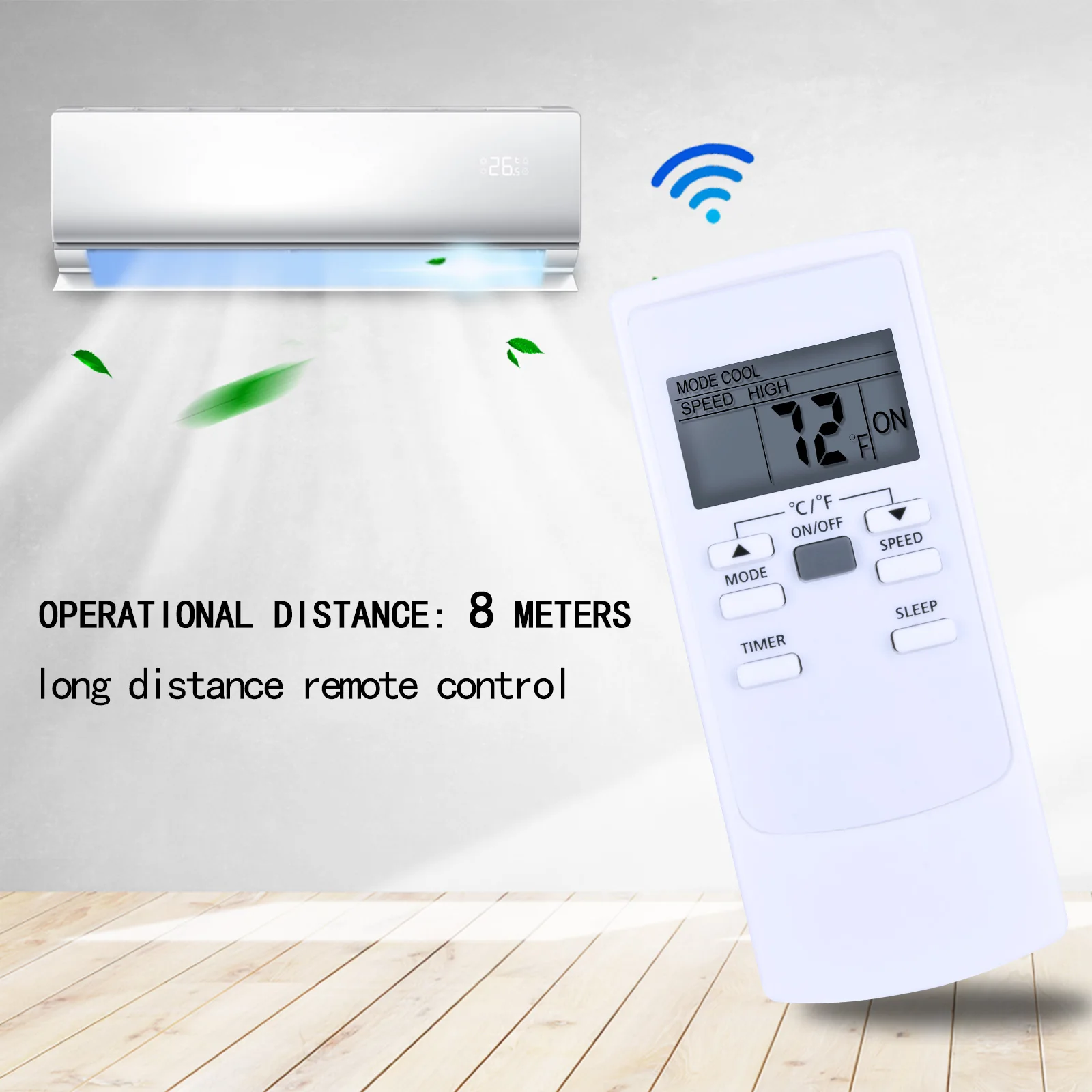 Novo controle remoto YK-H/522E para ar condicionado Honeywell HL Series HL10CESWK