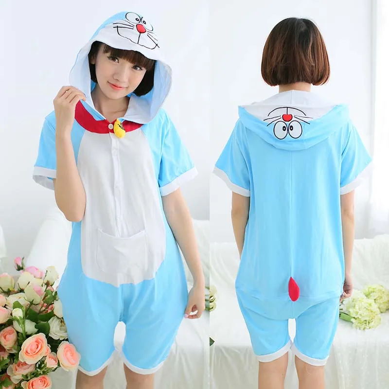 Sky blue doraemon - 100% cotton