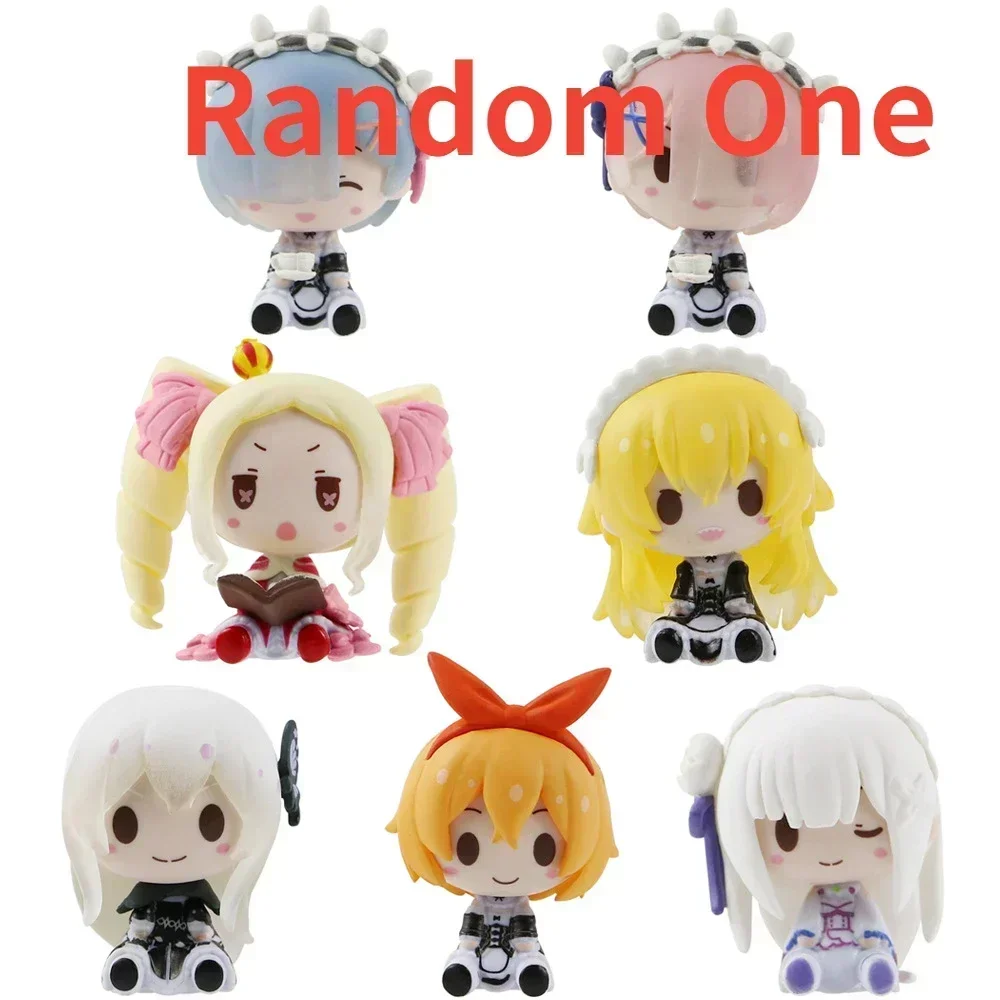 Re:Zero Cute Mini Rem & Emilia PVC Figure image