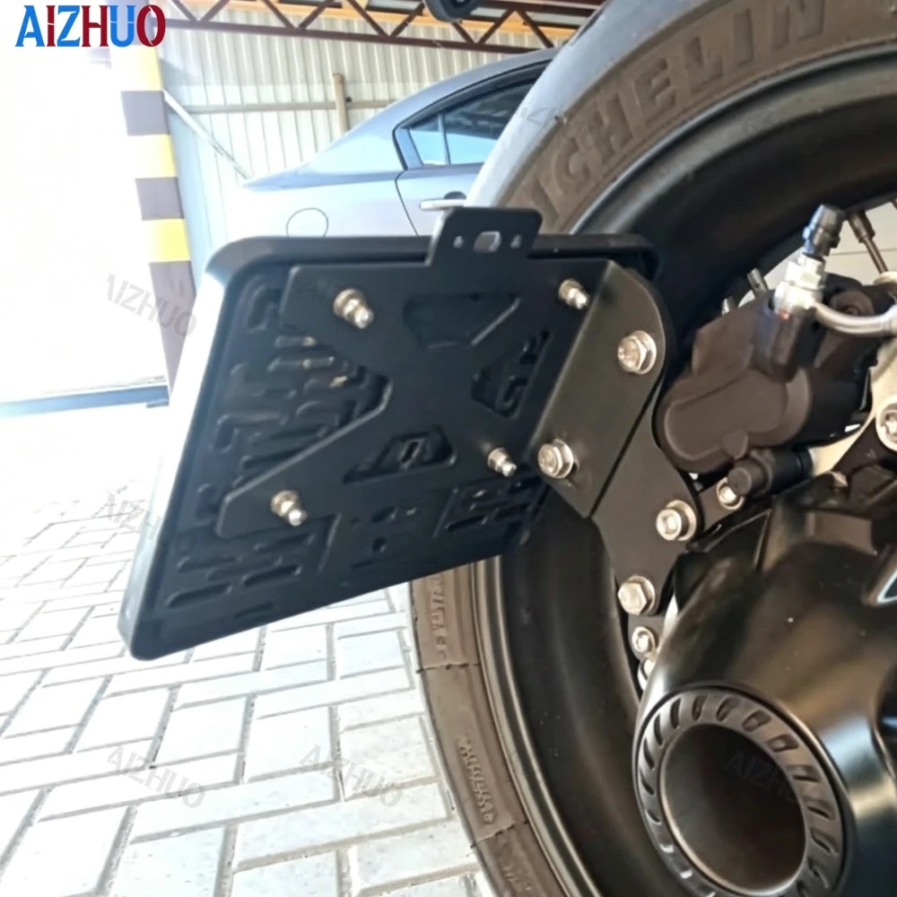For BMW R12 / nineT / G / S 2023 2024 2025 2026 R9T R12 R Nine T Motorcycle Side License Plate Bracket With License Plate Lights