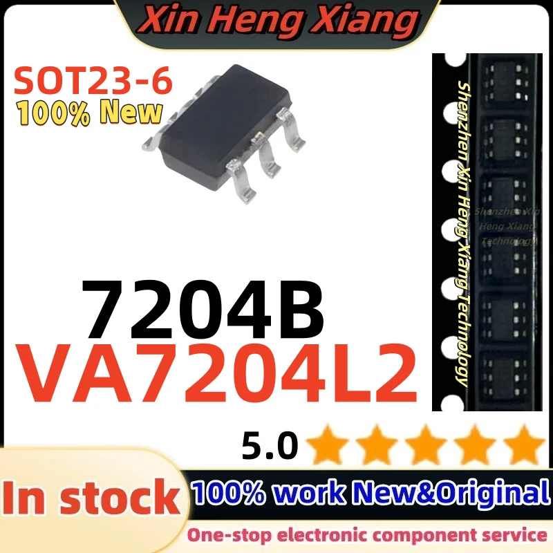 

(5-10pcs) VA7204L2 VA7204 7204B SOT23-6