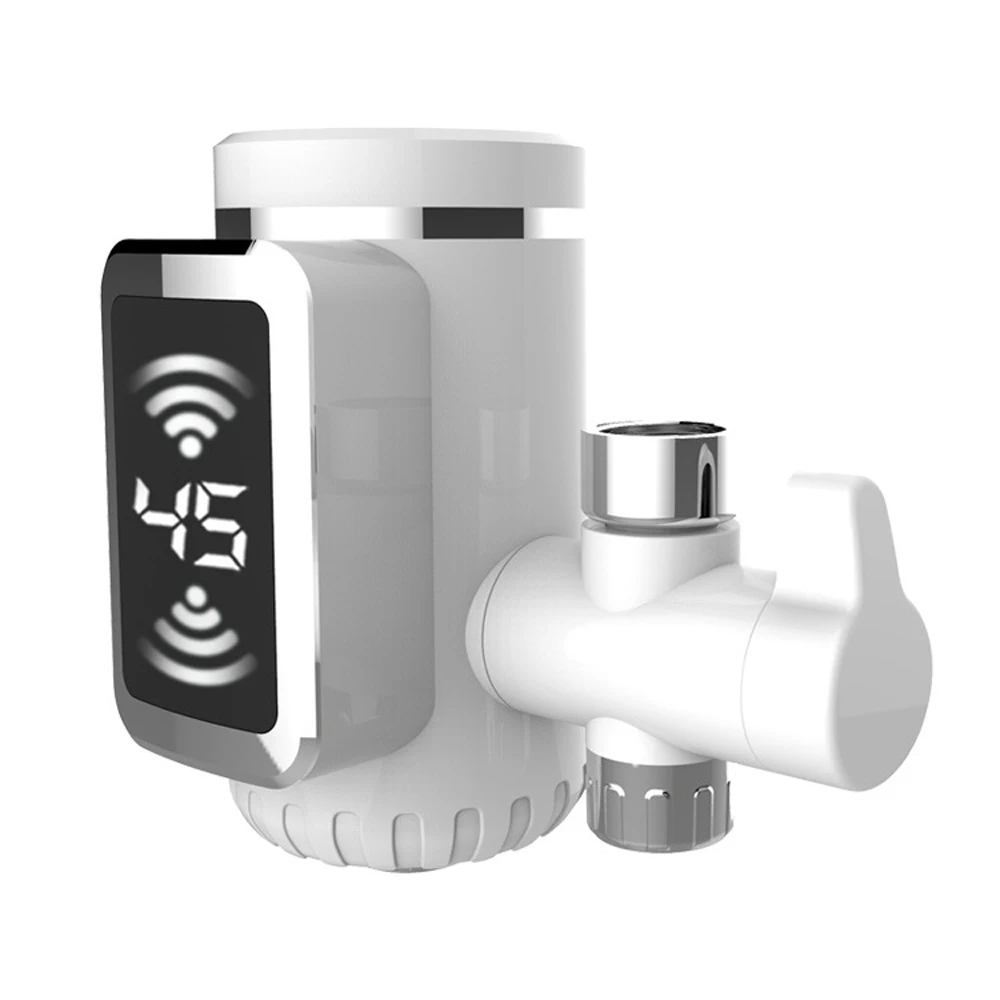 

3300 Watt Digital Display Electric Instant Heating Fast Hot/cold Water Faucet Plastic Bathroom Household Kitchen Faucet
