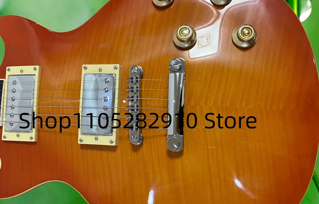 5%7-8 Days Delivey)MAPLE/Rosewood Fretboard Custom Body  Flame Maple Sta.nda.rd Electric Guitar  DSA0033