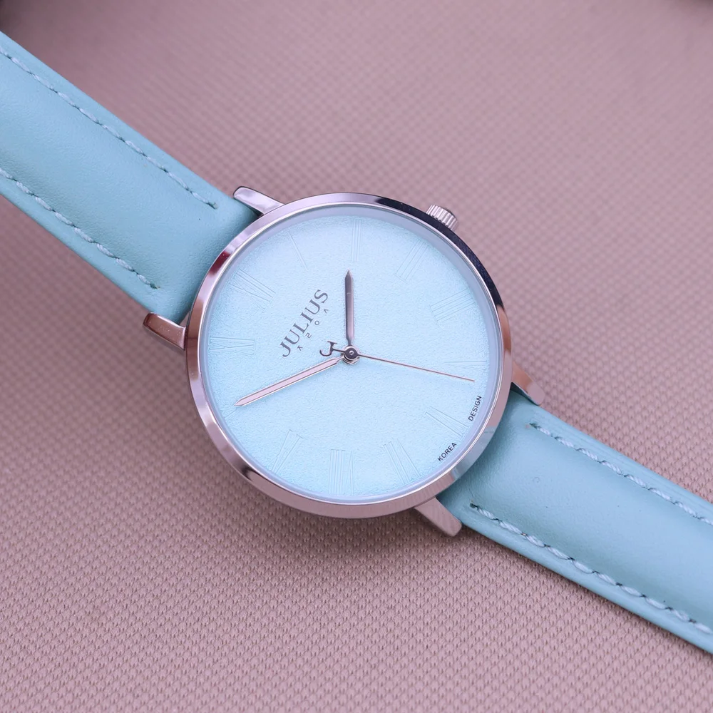 Minimalist Simple Commute Lady Women's Watch Miyota Quartz Fashion Elegant Hours Bracelet Real Leather Girl's Gift Box
