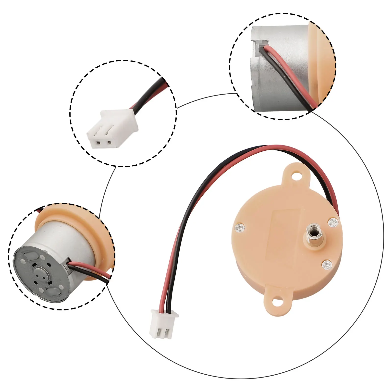 Instalação de lâmpadas de projeção, motor silencioso, caixa de engrenagens, pequeno motor de redução, lâmpadas estreladas, escovas, metal de baixa velocidade