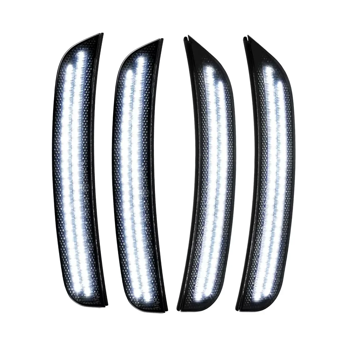 4pcs/set Clear Lens Front Rear LED Bumper Side Marker Light Fender Lamp Fit for Chrysler 300 2015-2021 68214402AD 68214403AD