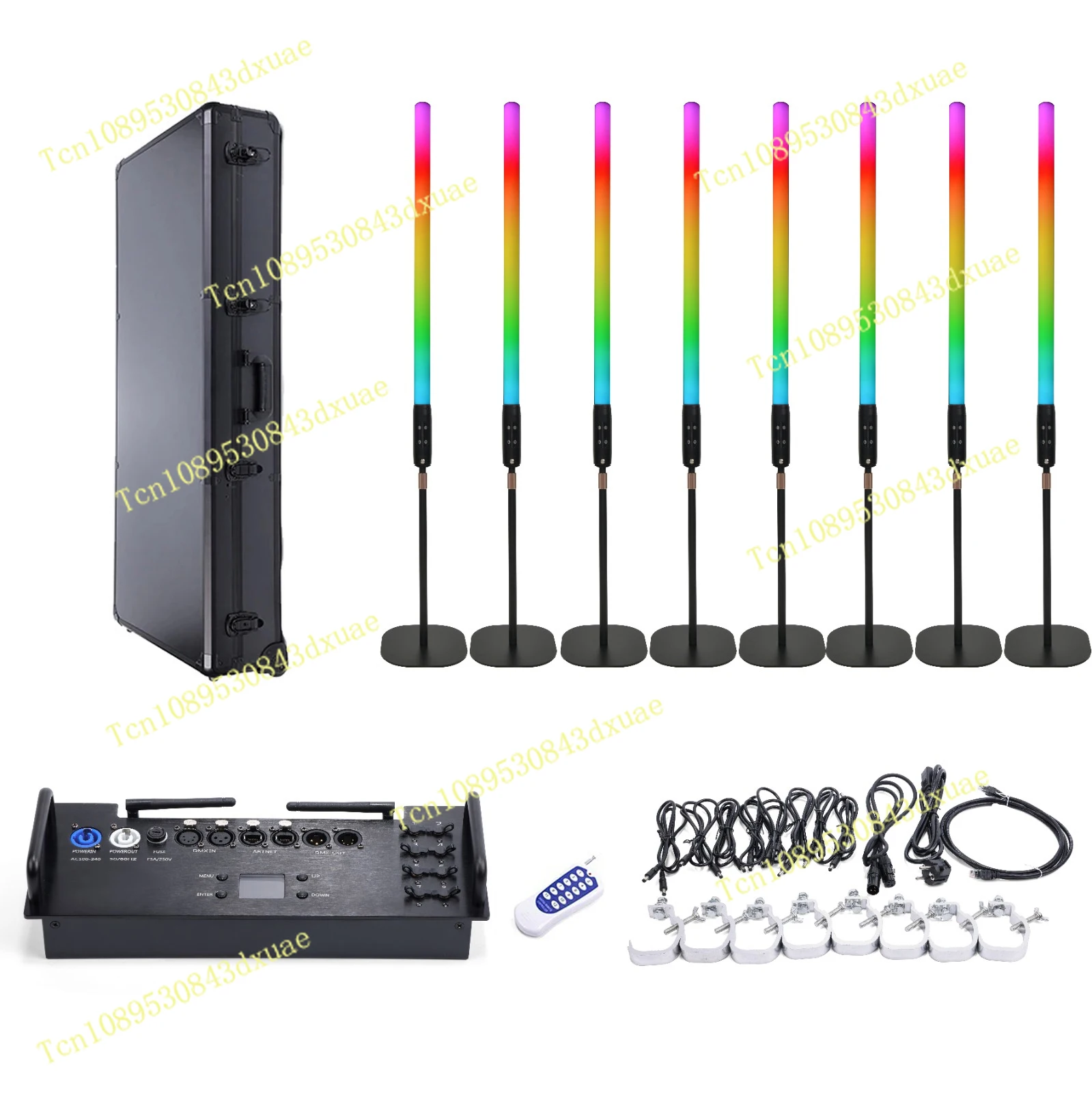 5in1 Pixel LED Matrix Light Bar 360 Degree RGBWA Battery Powered IP65 DMX512 Controlled for DJ Warehouse Stage Lighting Source