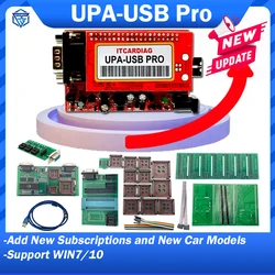 SN:050D5A5B ITCARDIAG UPA USB Programmer Win10 64Bit Supported USB V1.3 Full Adapters with NEC Functions ECU Chip Tunning Tool