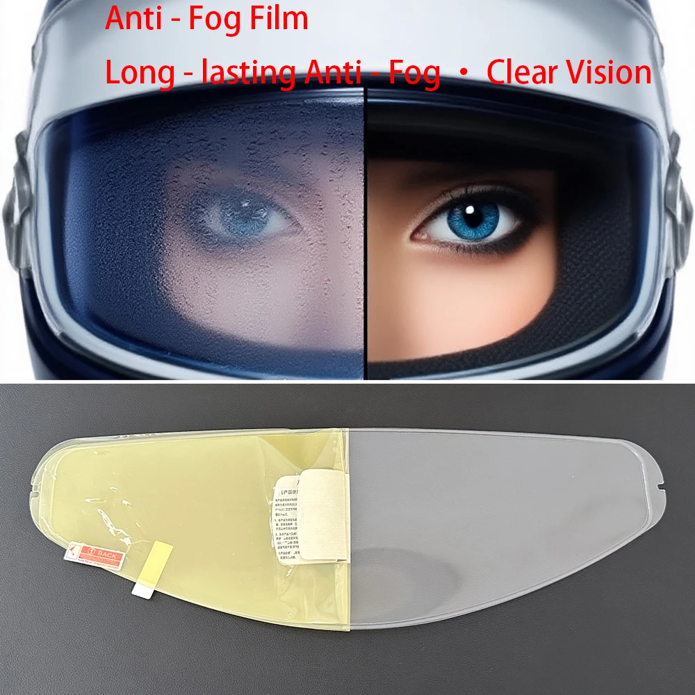 Motorcycle Helmet Visor Anti Fog Film Moto Helmet V10 Visor Helmets Lens Film for HJC V10 RPHA 12 RPHA12
