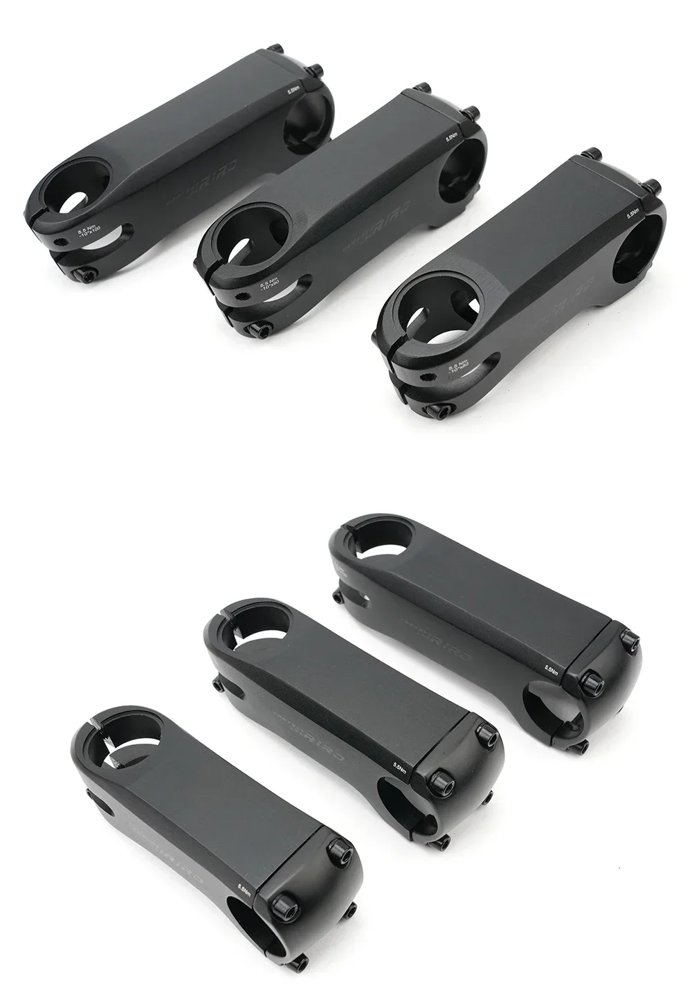 RIRO Fahrradvorbau, internes Kabel, versteckter Fahrradvorbau, 28,6–31,8 mm Aluminium, Aolly Forging/CNC-Griff mit Abstandshalter, Straßenlenkervorbau – Detail 13