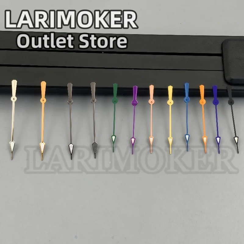 LARIMOKER 33 ملم قرص فضي وأخضر قرص أخضر مضيء وأيدي يمكن مطابقة بحرية مناسبة لأجزاء ساعة الحركة NH35 #6