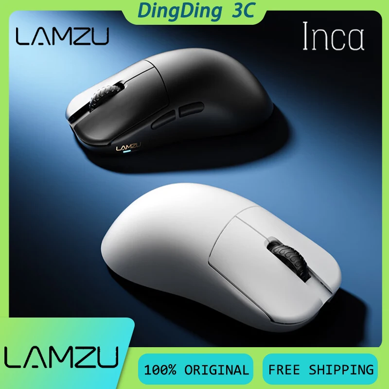 

LAMZU Inca Wireless Mouse Lightweight PIXART 3950 Support 8K Polling Rate Low Latency Web Driver Custom E-sports Gaming Mouse