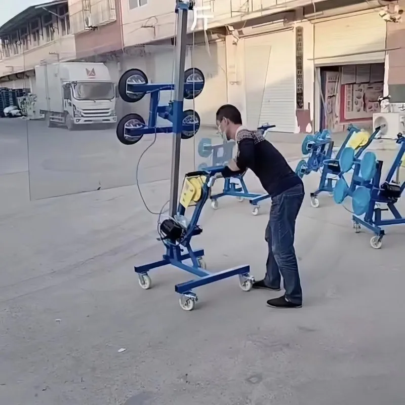 Customized Manual Electric Vacuum Lifter Suction Cup Lifting Machine For Sheet Metal/Wood Panel/Counstruction