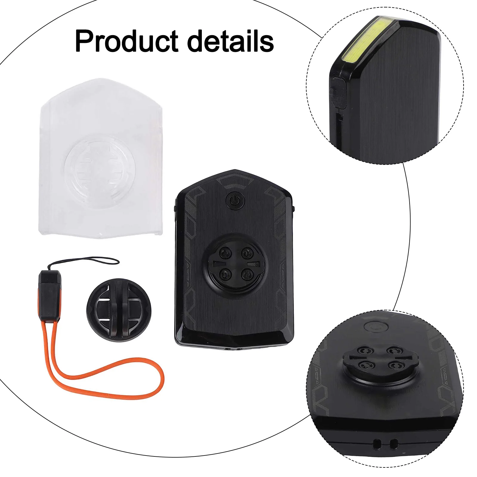 

About 95x61x19cm Bike Computer Mount Detachable Charging Cable Lightweight And Portable For Outdoor Activities
