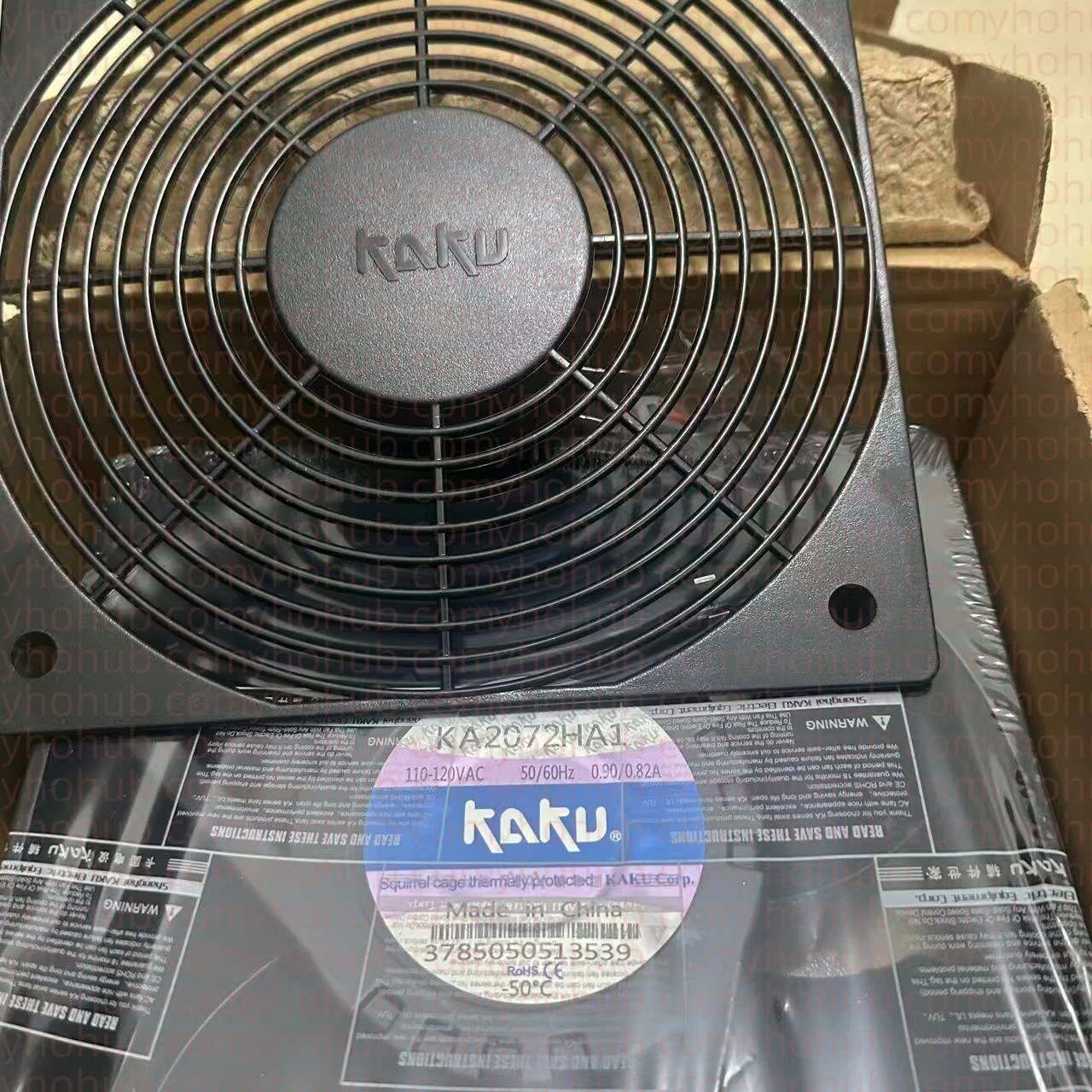 KAKU KA2072HA1  110-120V 0.9/1.0A 205x205x72mm Server Cooling Fan