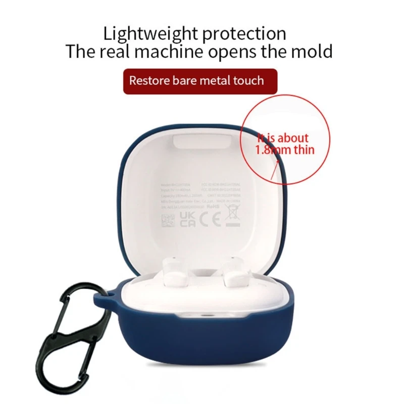 Funda protectora para auriculares QCY Melobuds ANC HT05, funda protectora antiarañazos a prueba golpes, carcasa lavable, a