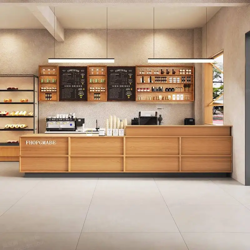 Vintage Medical Reception Counter Luxury Boutique Retail Store Reception Counter Bakery Shop Receptiebalie Toonbank Furniture