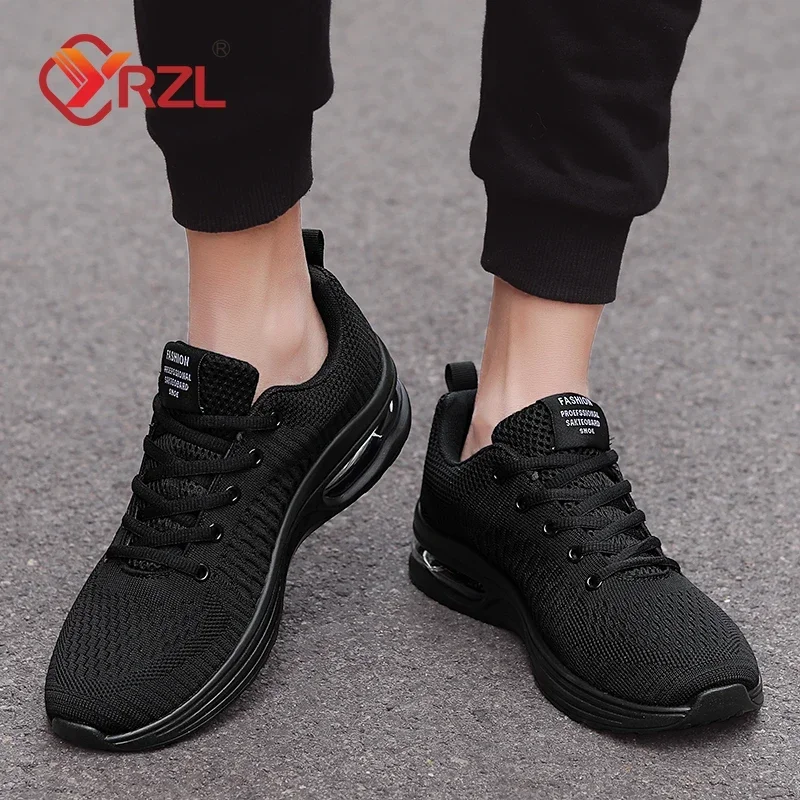 YRZL Sneakers da uomo Scarpe casual traspiranti di alta qualità Scarpe sportive da uomo antiscivolo per esterni Calzature da tennis leggere alla moda