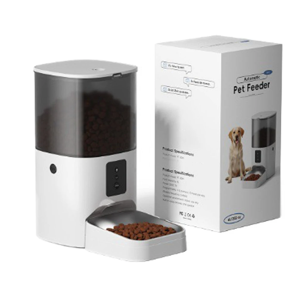 

Pet Smart Feeder WiFi Device Timed Ration Machine Cat and Dog Feeder Recording Automatic Feeder Cat for Dog Cat Feed