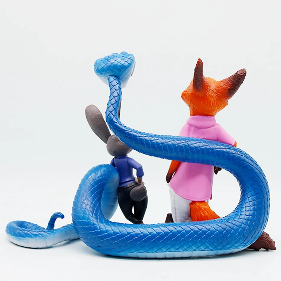 متوفر في المخزون ألعاب شخصيات الحركة المجنونة على شكل حيوانات أرنب جودي هوبس فوكس نيك وايلد مجموعة هدايا الأطفال الطرفية