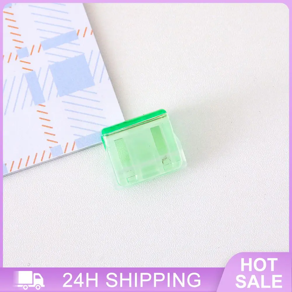 Purple Binder Clips Multicolor Multi-purpose New Durable Plastic School Office Supplies Notes Letter Paper Clip Reusable