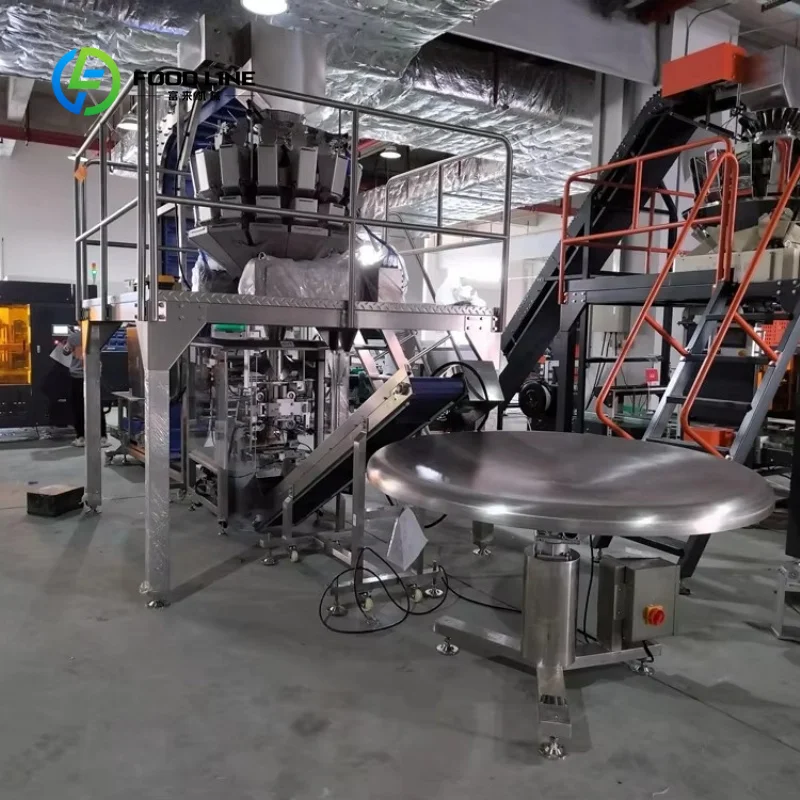 Customized Fully Automatic Plastic Packaging Machine Seeds Grain Coffee Bean Sprouts Pouch Filling Wrap Granule Weighing Machine