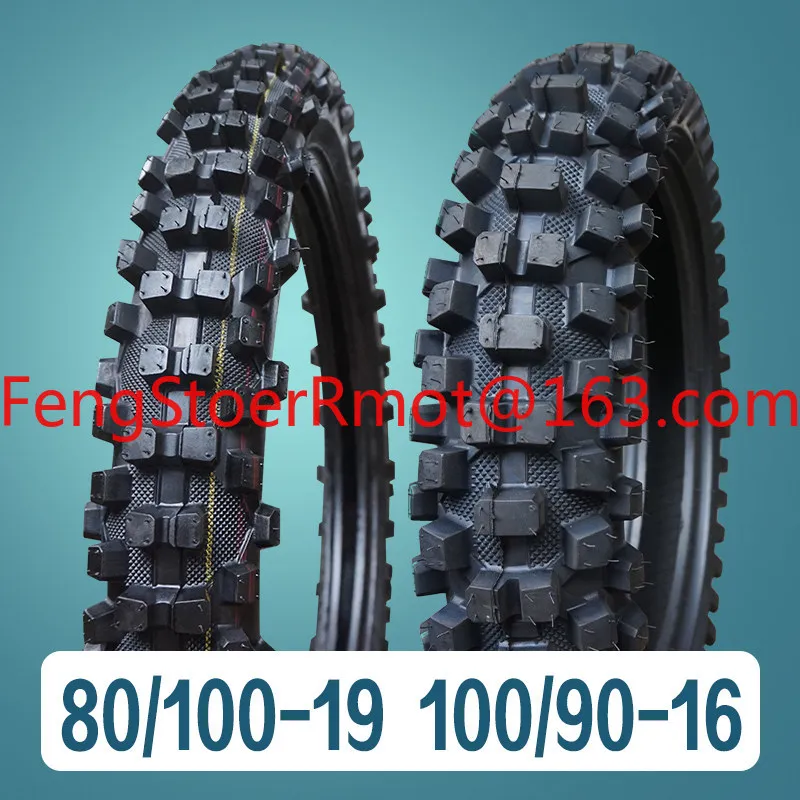 Off-road motorcycle tires 100/90-16 front 19 rear 16 large flower inner and outer tires RTFCQR250