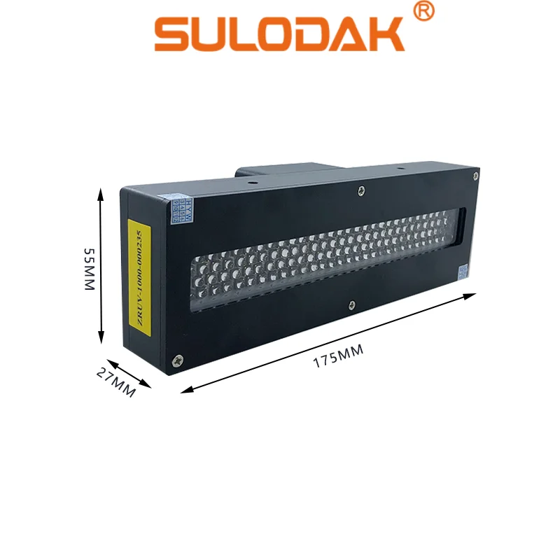 16020 LED Light Energy High Industrial  Flat Plate Roll  Light ZR-1000LED Blue Light Curing