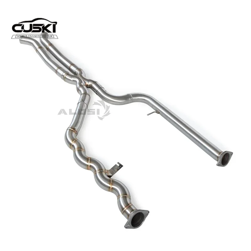 

Средняя выхлопная труба из нержавеющей стали равномерной длины, подходит для BMW M3/M4 G80 G82 3.0T 2021-2023 M2/M2C G87, автомобильный выхлопной мод