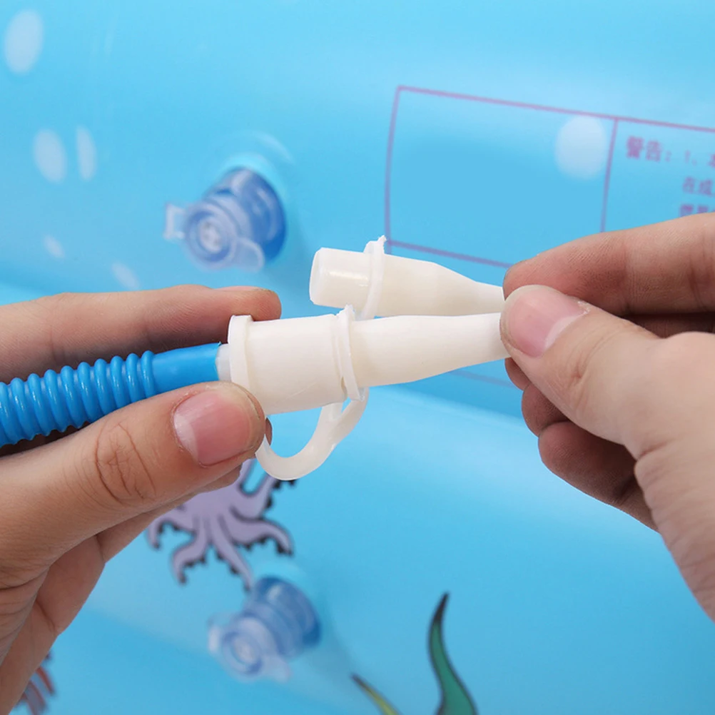 

4Pcs Bellow Foot Pump High Quality Flexible Air Tube Inflator for Air Bed Yoga Ball Swimming Ring Balloon Bellow Foot Pump