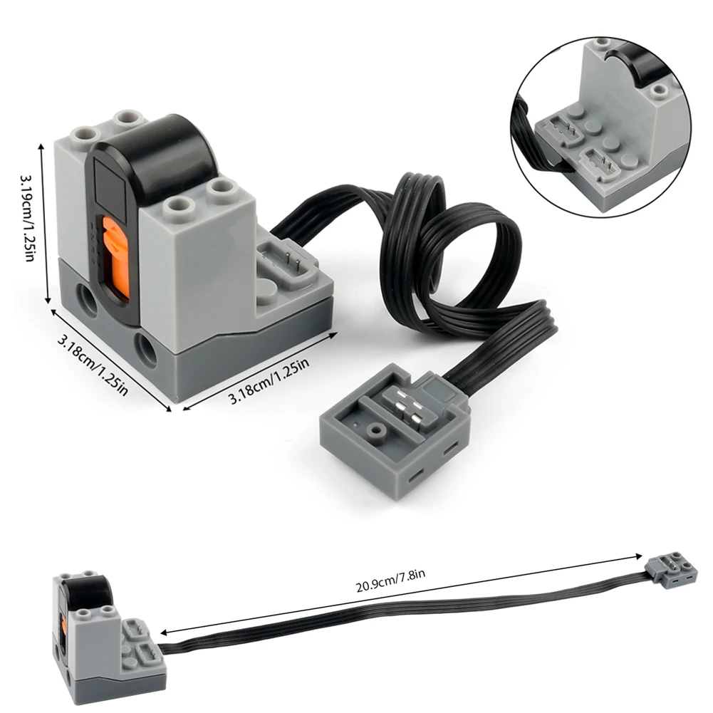 MOC Power Functies Upgraden M L XL Motor Servomotor Afstandsbediening Accubak Schakelaar 8293 8883 Bouwstenen Technische onderdelen