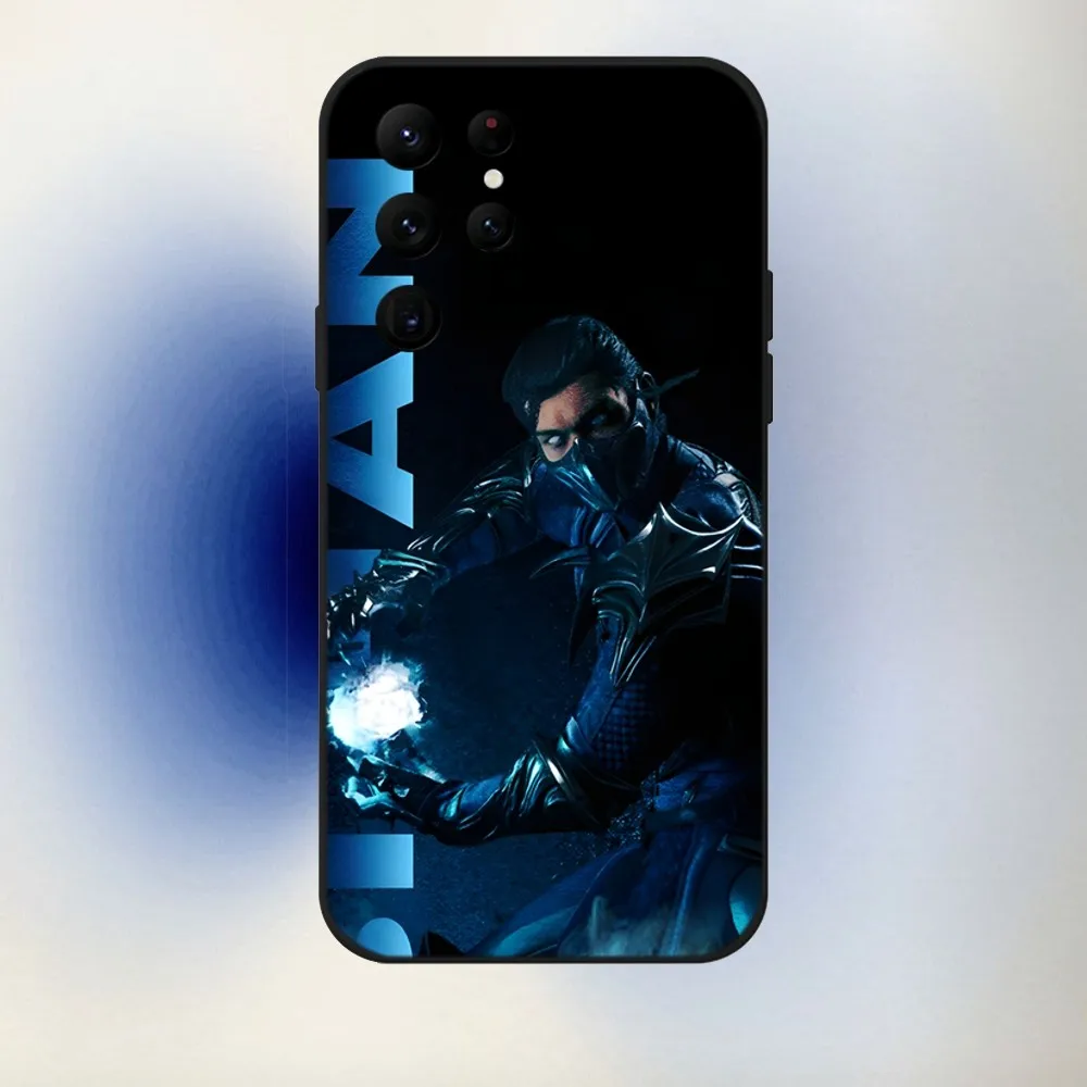 Game MK Sub Zero Phone Case For Samsung S24,23,22,30,21,10,9,Ultra,Plus,Lite,FE,5G Black Soft Case