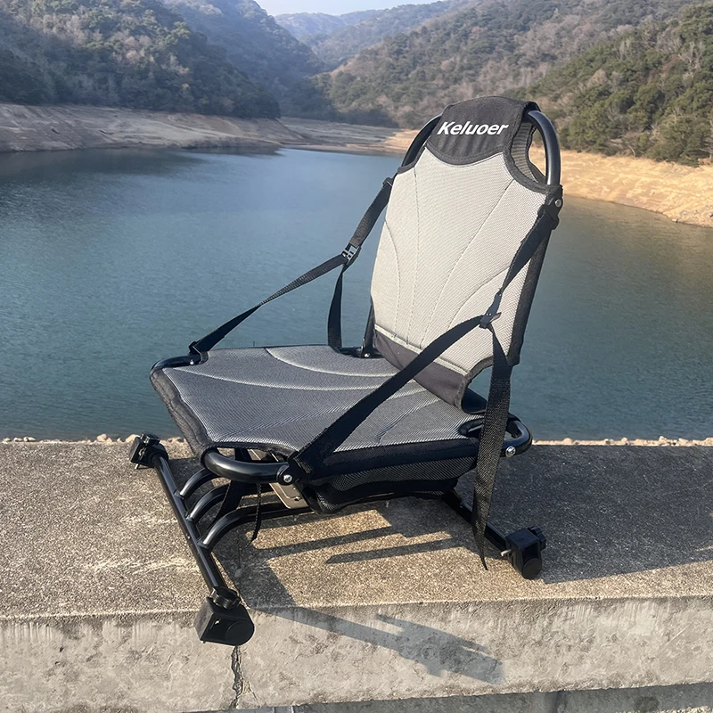 Black Color Canoe Fishing Kayak Seat 360 Degree Rotatable Kayak Boat Seat Chair