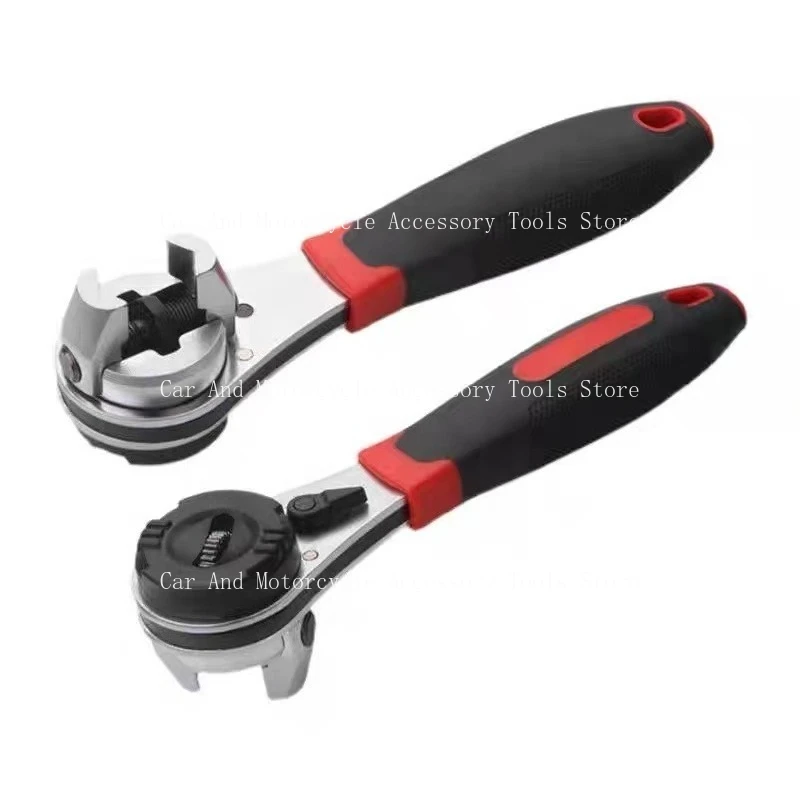 

1Pc 6-22mm Torque Spanner Adjustable Ratchet Wrench With Non-Slip Handle, Plumbing Pipe Ratchet Wrench Repairing Tool 1/4-7/8 In