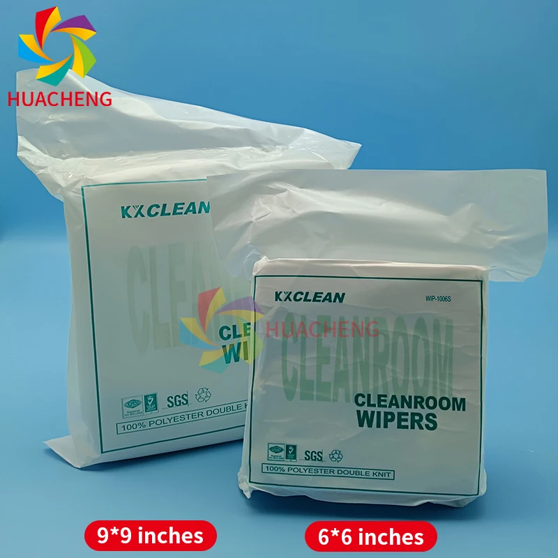 150Pcs Cleanroom Wiper Non Dust Cloth Clean for Large Format Printer 6inch*6inch 9inch*9inch Dust Free Paper PN:WIP 1006S/1009S