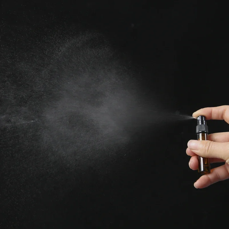 5 szt. 2ML 2.5ML 3ML 5ML 10ML przezroczystego butelka z rozpylaczem do wielokrotnego napełniania rozpylacza perfum drobno tkana pusty szklany mgły