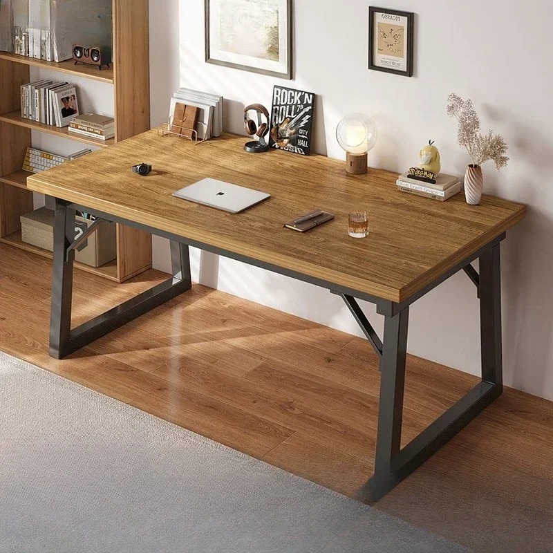 Firm Simple Desk Computer Desk Desktop Double Long Desk Simple Writing Desk Workbench Factory