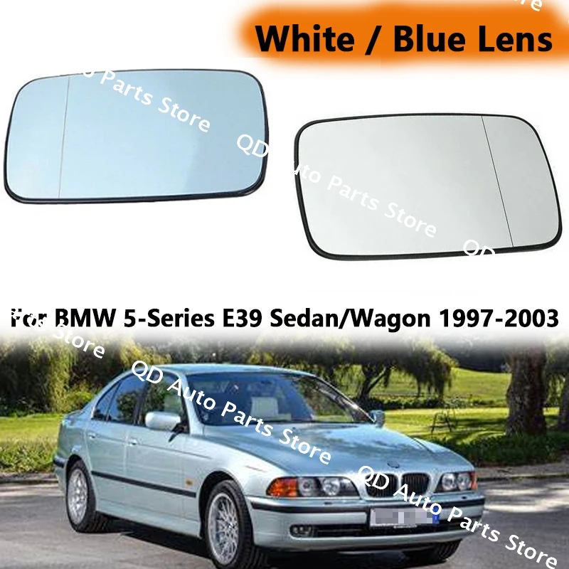 

Car Front Heated Rearview Mirror Side Mirror Glass Car Styling For BMW 5-Series E39 Sedan/Wagon 1997-2003