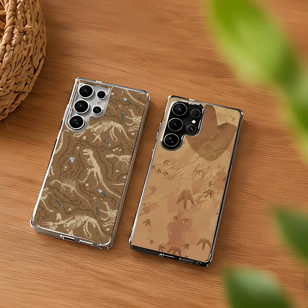 Luxury Dinosaurs With Diverse Forms Silicone Phone Case For Samsung Galaxy S21S22 S23 S24ULTRA S25ULTRA FE Ultra Plus5G A52SS26
