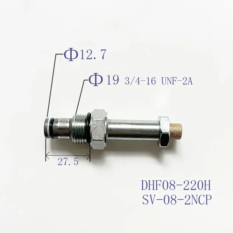 油圧式リフティングパワーユニット手動2ポジション2方向通常閉ネジ付きカートリッジソレノイドvadhf08-220h特別オファー