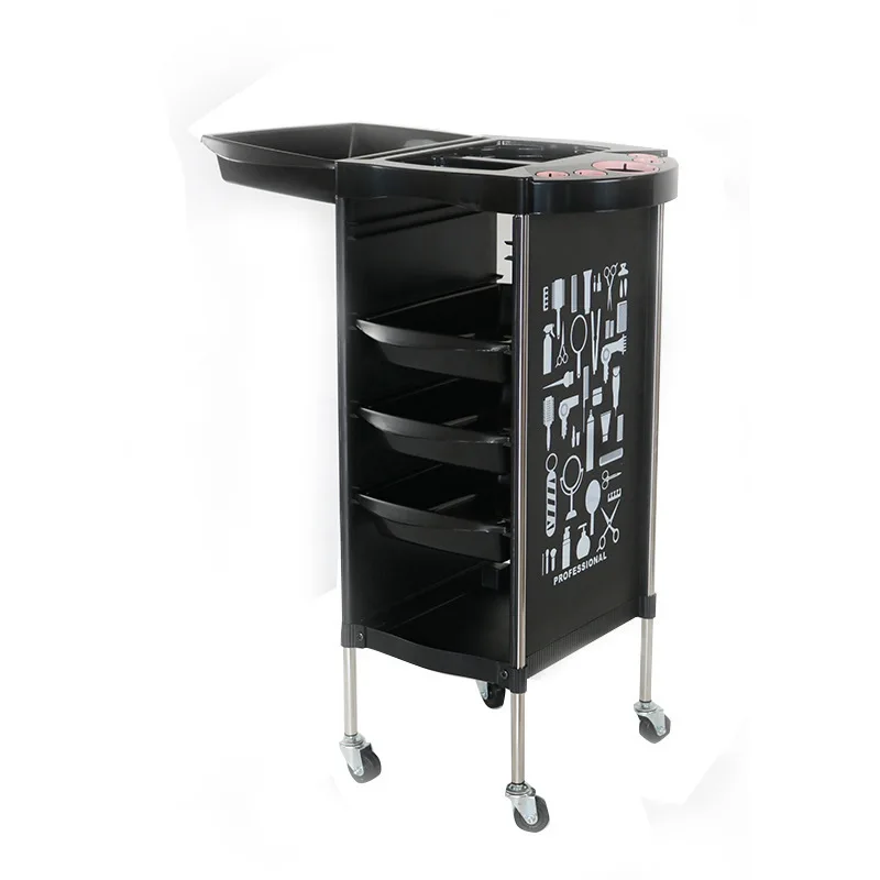 

Cross-border salon hair salon trolley beauty barber salon removable tool cart household finishing storage rack