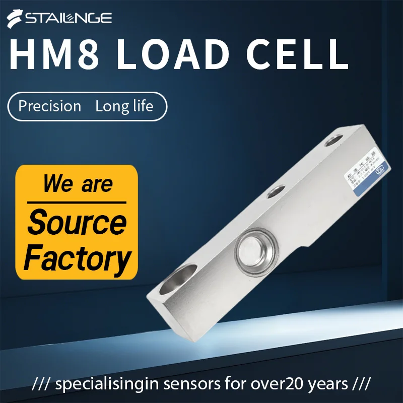 

ZEMIC HM8-C3-1/2/3/5/10T Weighing Sensor Shear Beam Load Cell Weighbridge Sensor High-Precision IP68 Electronic Truck/Rail Scale