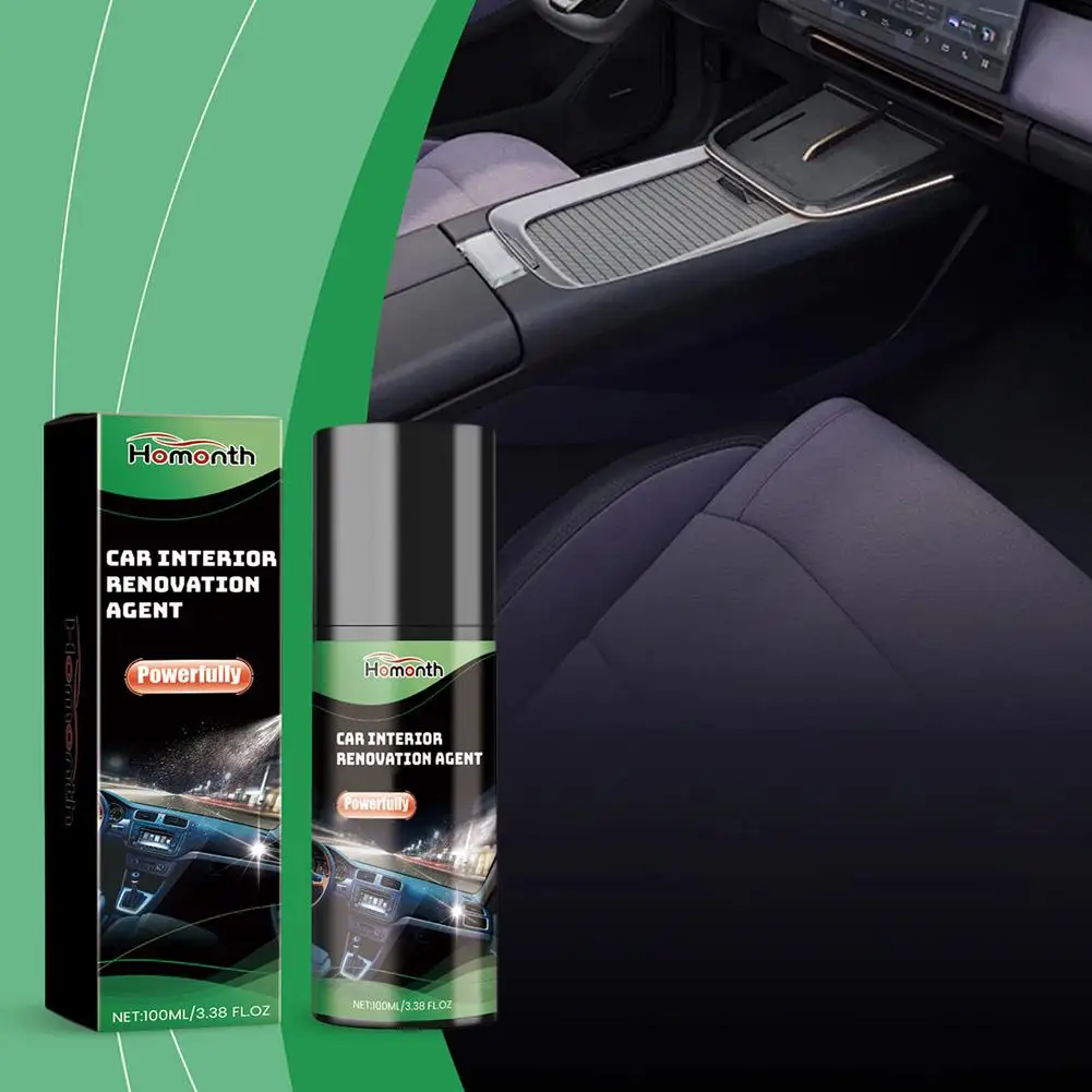 100ml Car Interior Leather Coating Agent Restore Auto Interior Car Maintenance Refurbishment Restorer Agent Renovation Agen W9N6