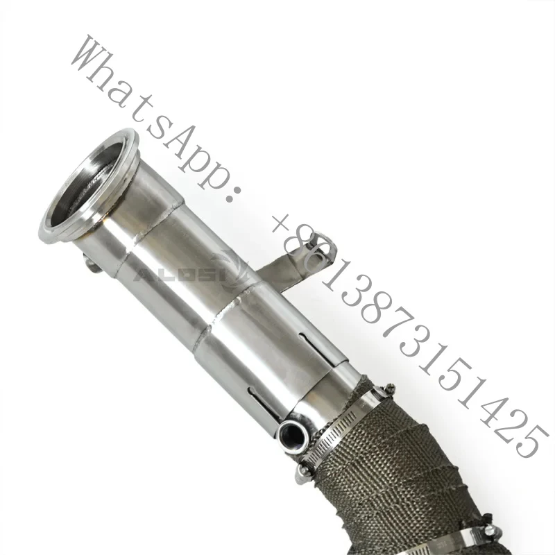 Exhaust Manifold Header Huracan STO 5.2 2020-2025 SS304 Exhaust Pipe with Heat Insulation Fabric Power Upgrade