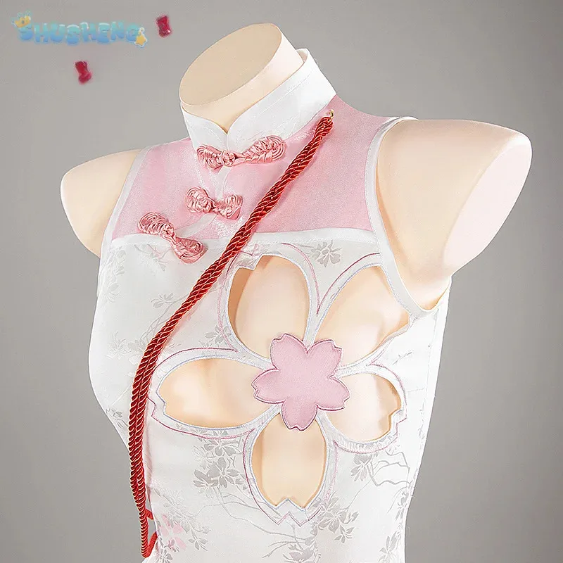 COSda @ Game Azur Lane IJN Nagato Косплей Костюм Хэллоуин Карнавал Сексуальный Китайский Стиль Cheongsam Платье Аксессуары Реквизит Униформа