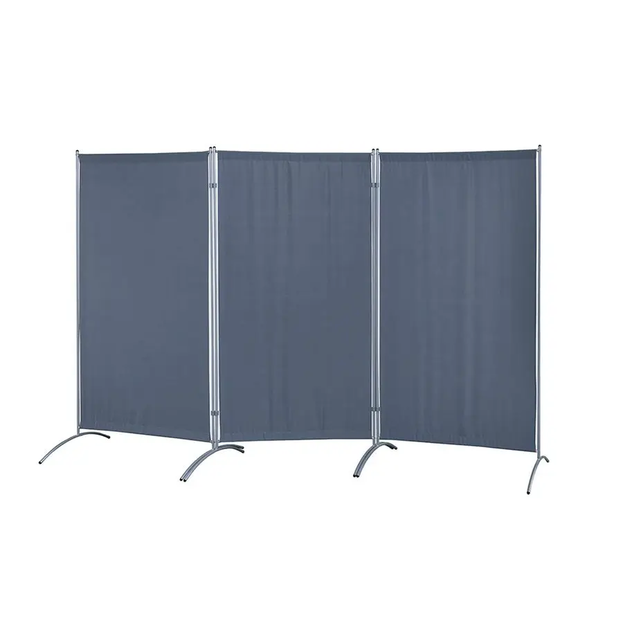 

Galaxy Indoor Room Divider 3Panel, 102 W x 23 D x 71 H, Gray
