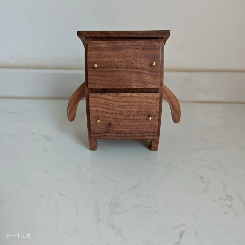 Mini miniature wall dong waist cabinet desktop jewelry storage six point baby house furniture